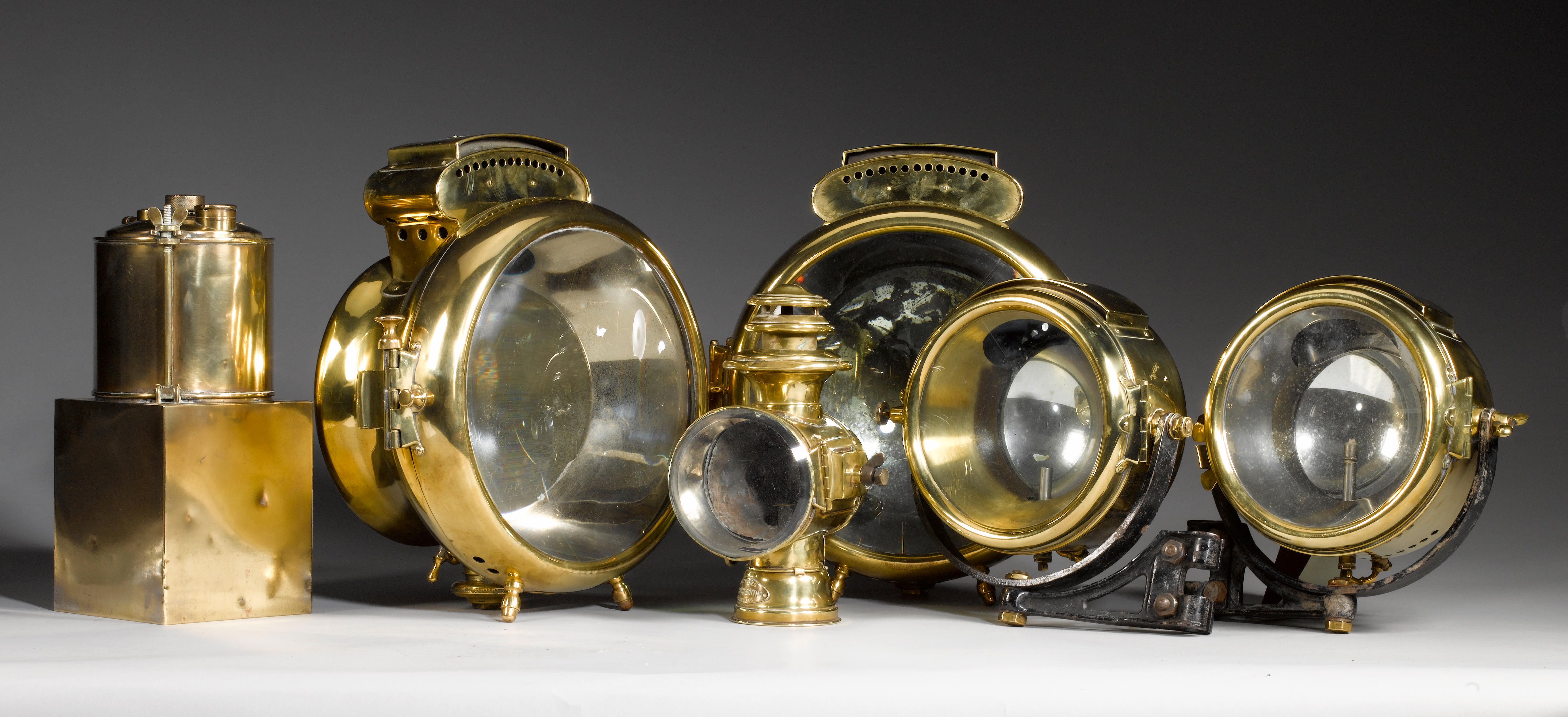 Bonhams Cars : A fine and rare Edwardian lighting set by Willocq Bottin,
