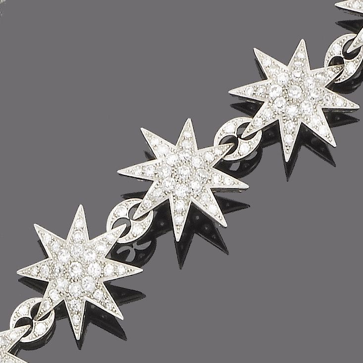 A diamond bracelet