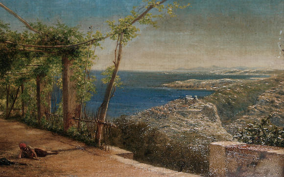 Bonhams : After Lord Frederick Leighton The village of Esa, near Nice
