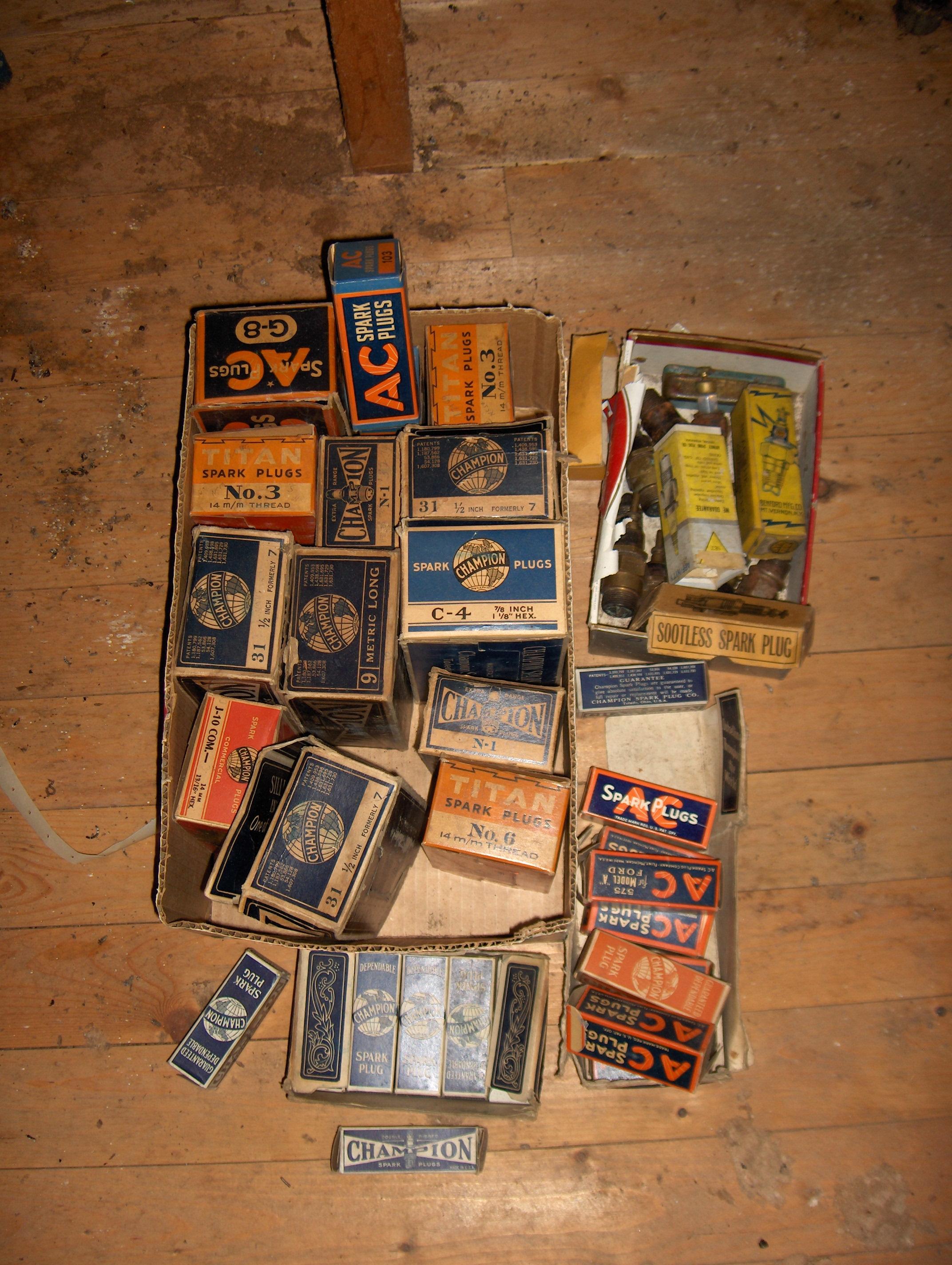 Bonhams Cars : Assorted spark plugs,,