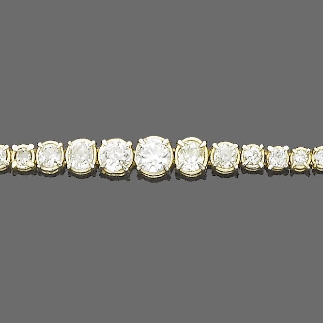 A diamond bracelet
