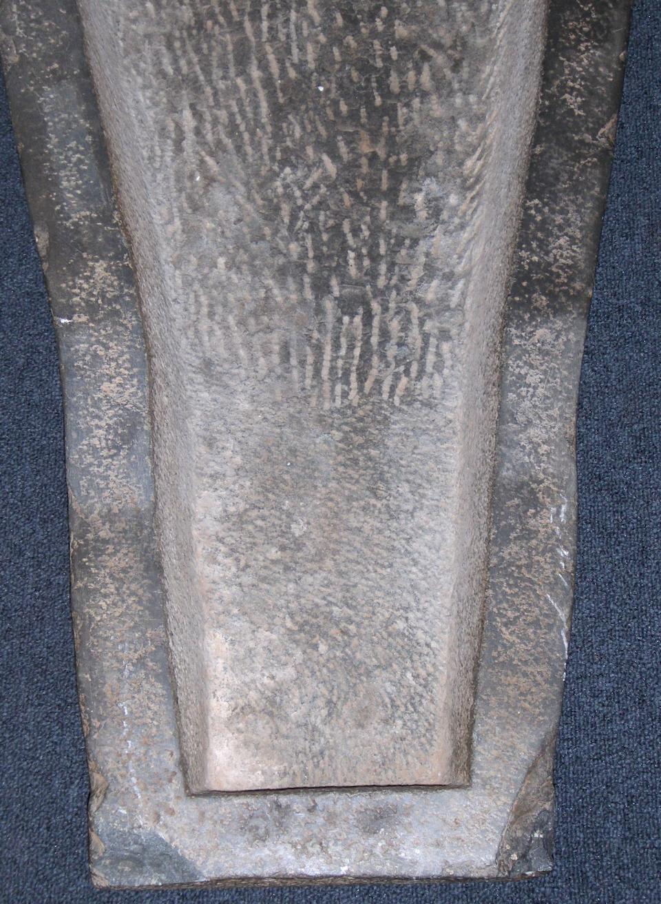 An Egyptian schist child&#8217;s sarcophagus
