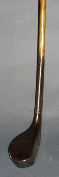 Putter Vintage En Ébonite - Tête Des Années 1920 - Droitier 36,5" - Occasion Très Propre