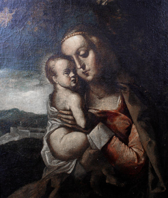 Bonhams : Italian School, 18th Century Madonna and Child