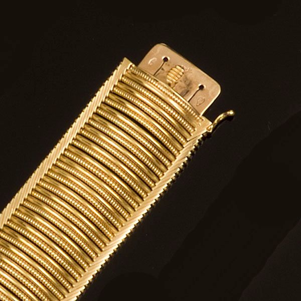 A broad bracelet