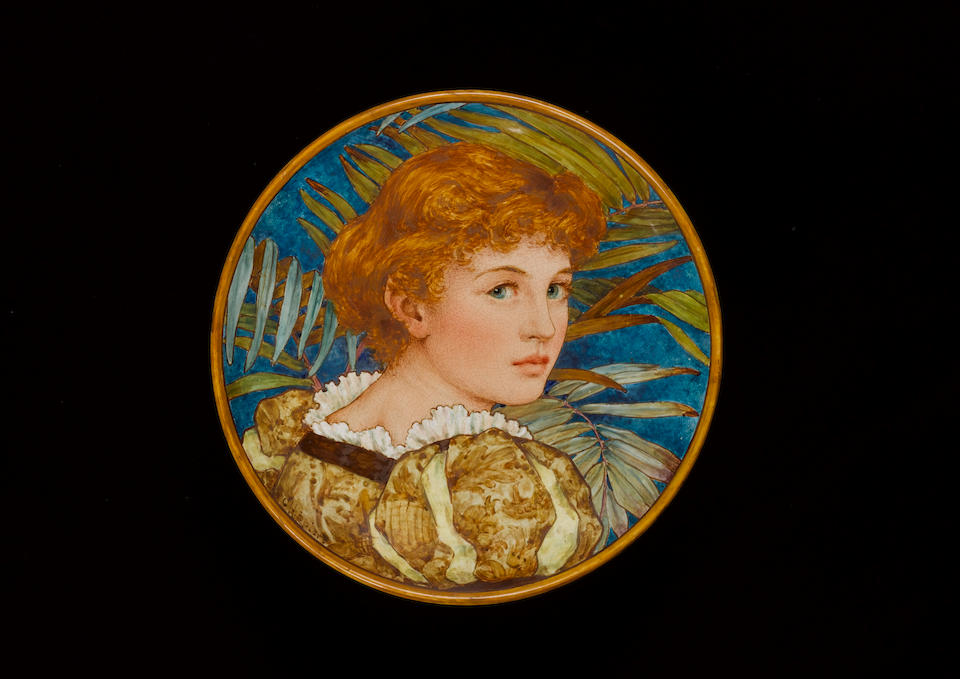 Bonhams : William De Morgan A Lustre Tile with Dodo, circa 1900