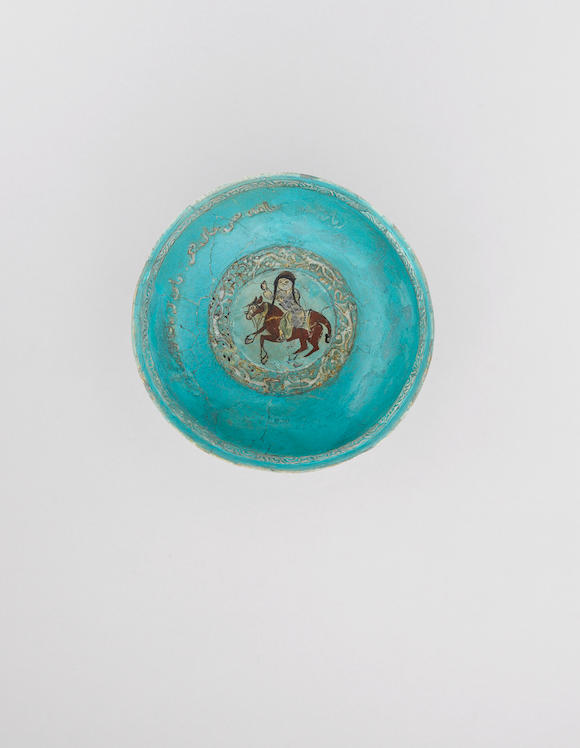 Bonhams : A Minai pottery Bowl Persia, 13th Century