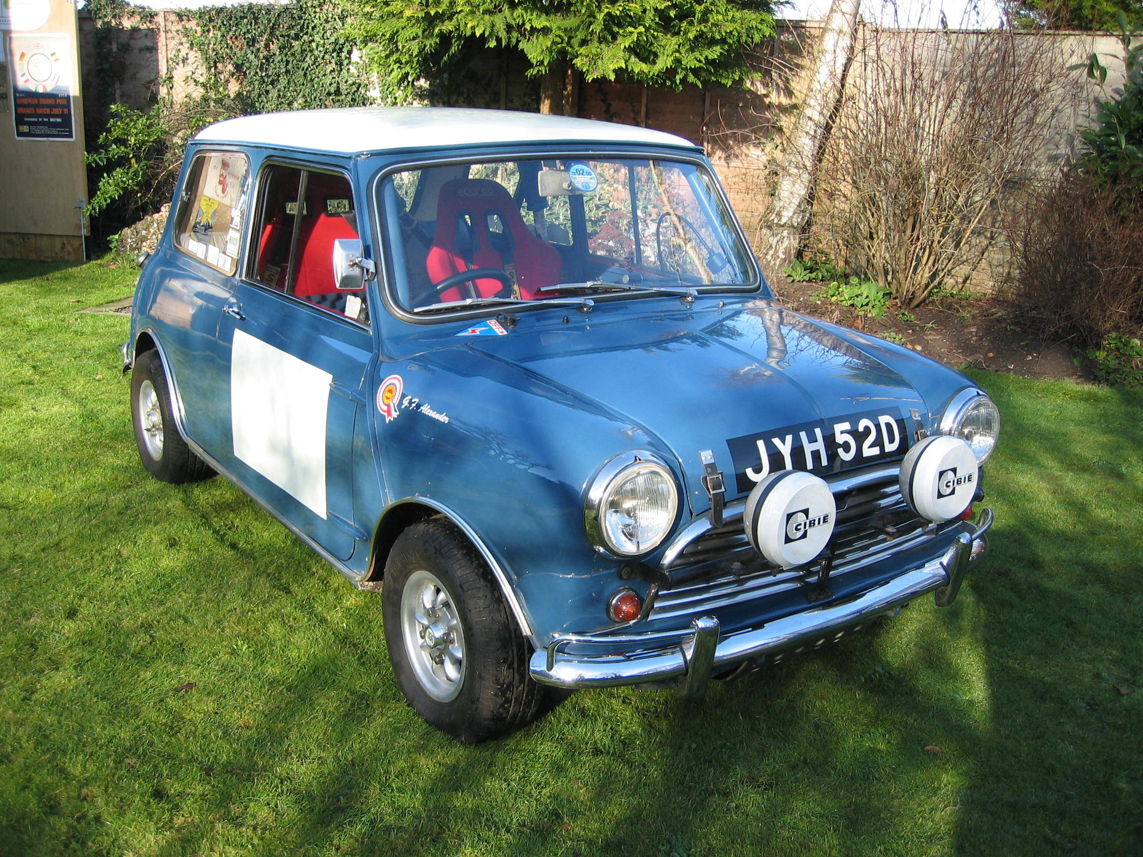 Bonhams Cars : 1966 Morris Mini Cooper 1275s Rally Saloon Chassis No 