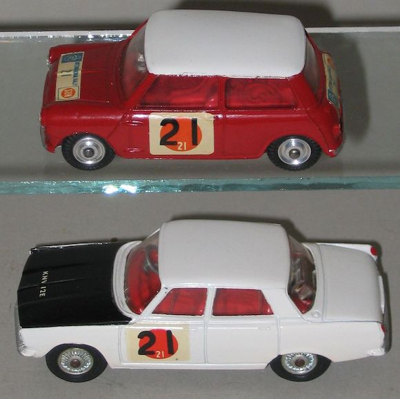 Bonhams : Corgi Sun Rally models 2