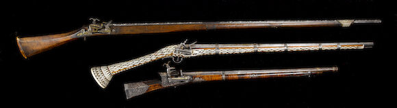 Bonhams : An ivory-mounted flintlock Rifle Provincial Ottoman or ...