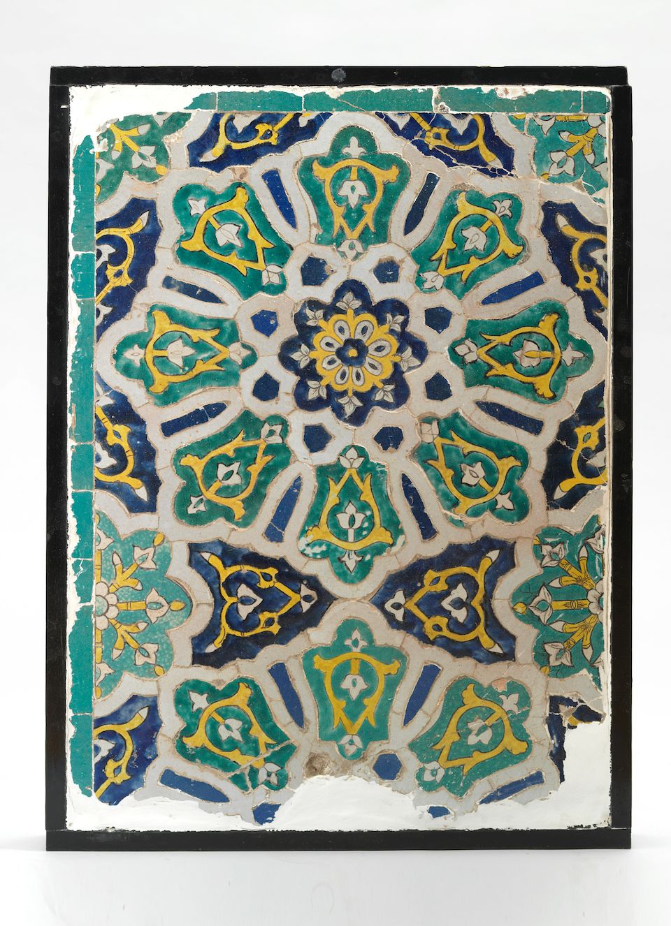 Bonhams Two Timurid mosaic pottery Tile Panels Persia, 15th Century(2)