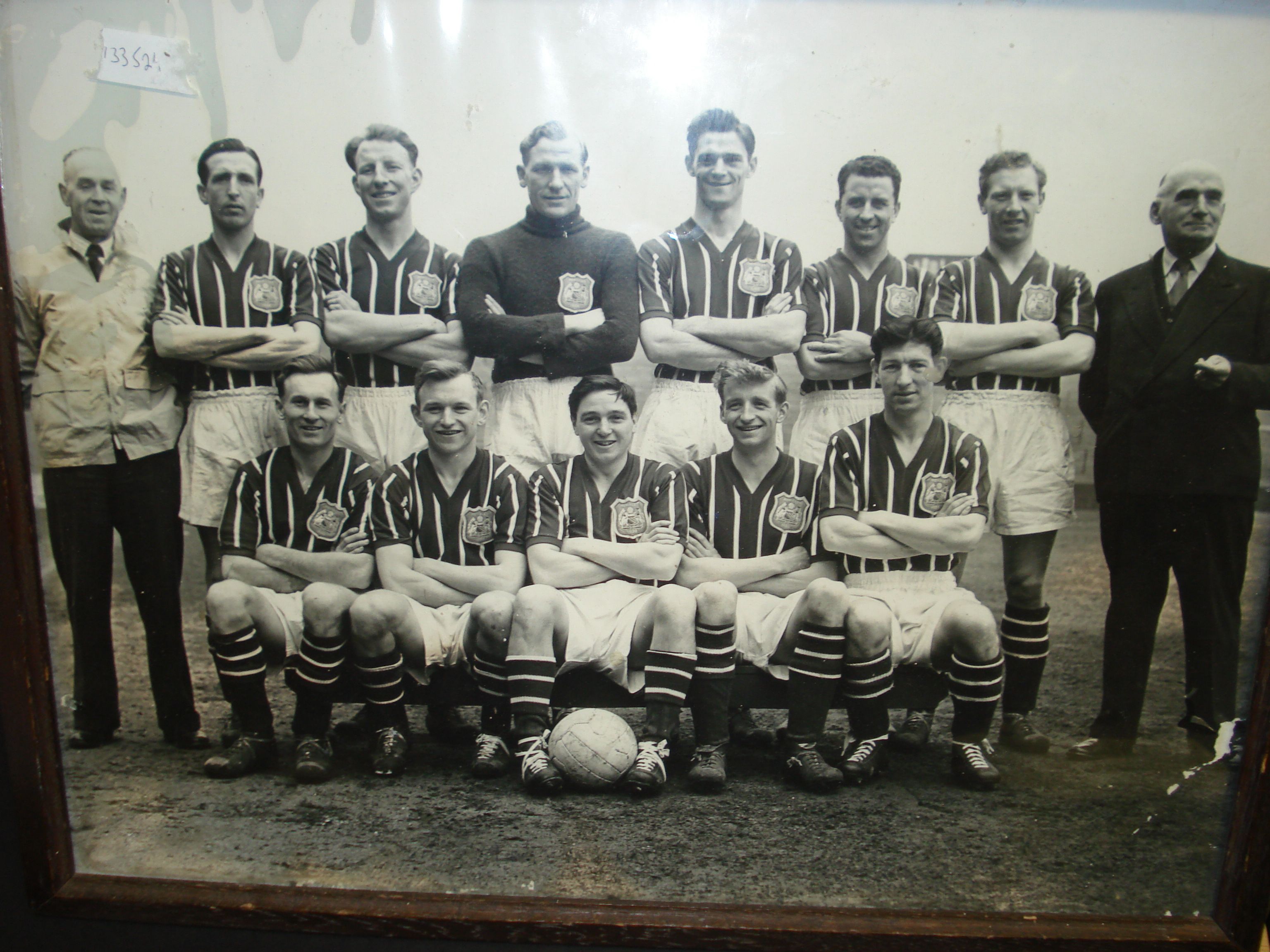Manchester City 1950's team photograph auctions & price archive
