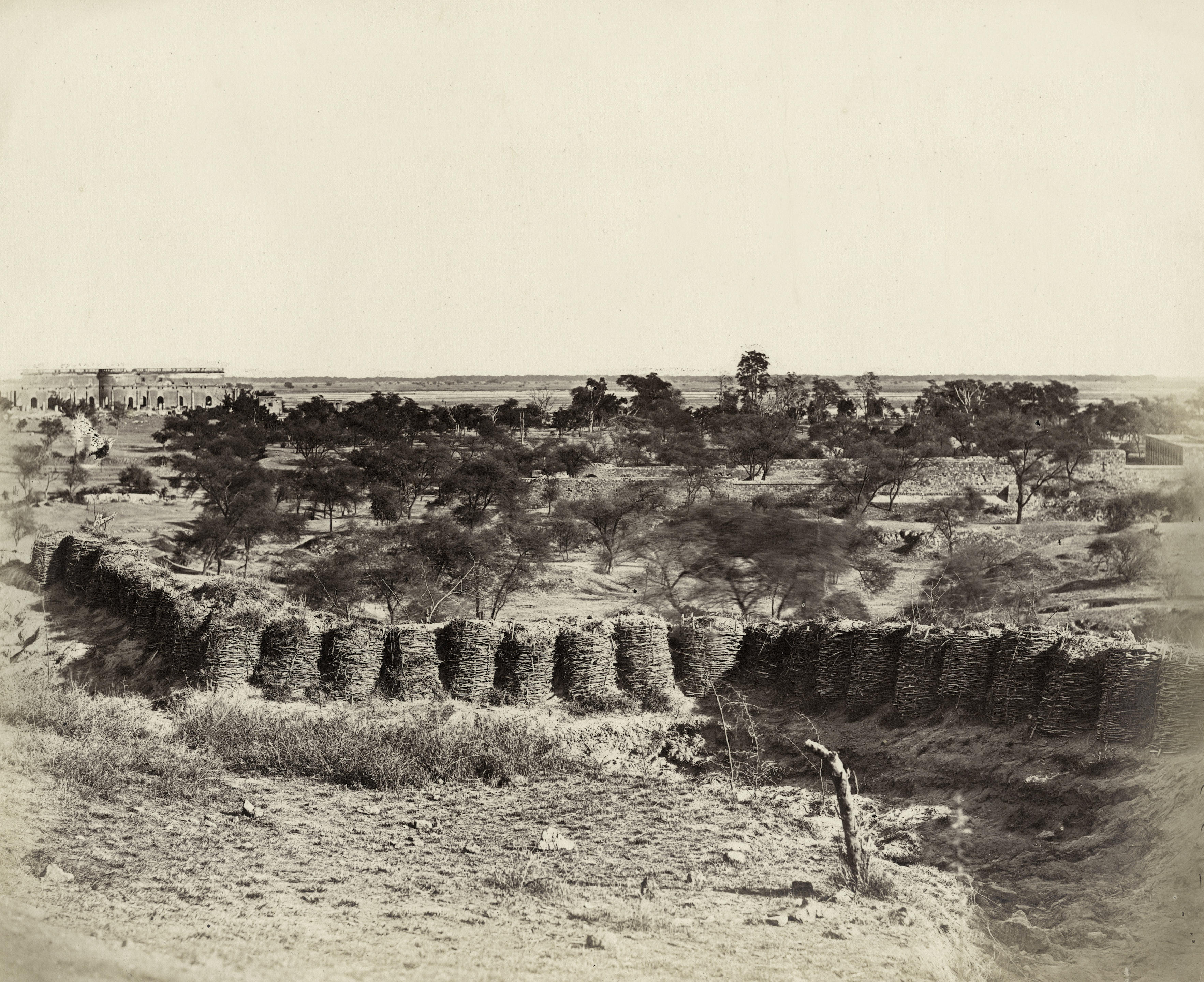 Bonhams DELHI BEATO (FELICE) Mount Piquet with Metcalfe House and