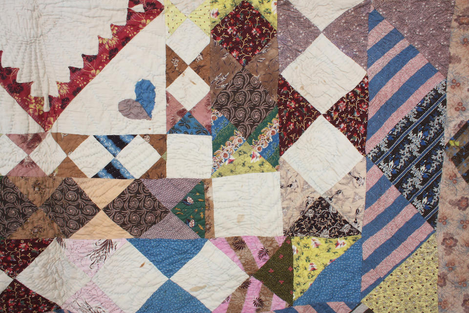 Bonhams : A Victorian patchwork quilt