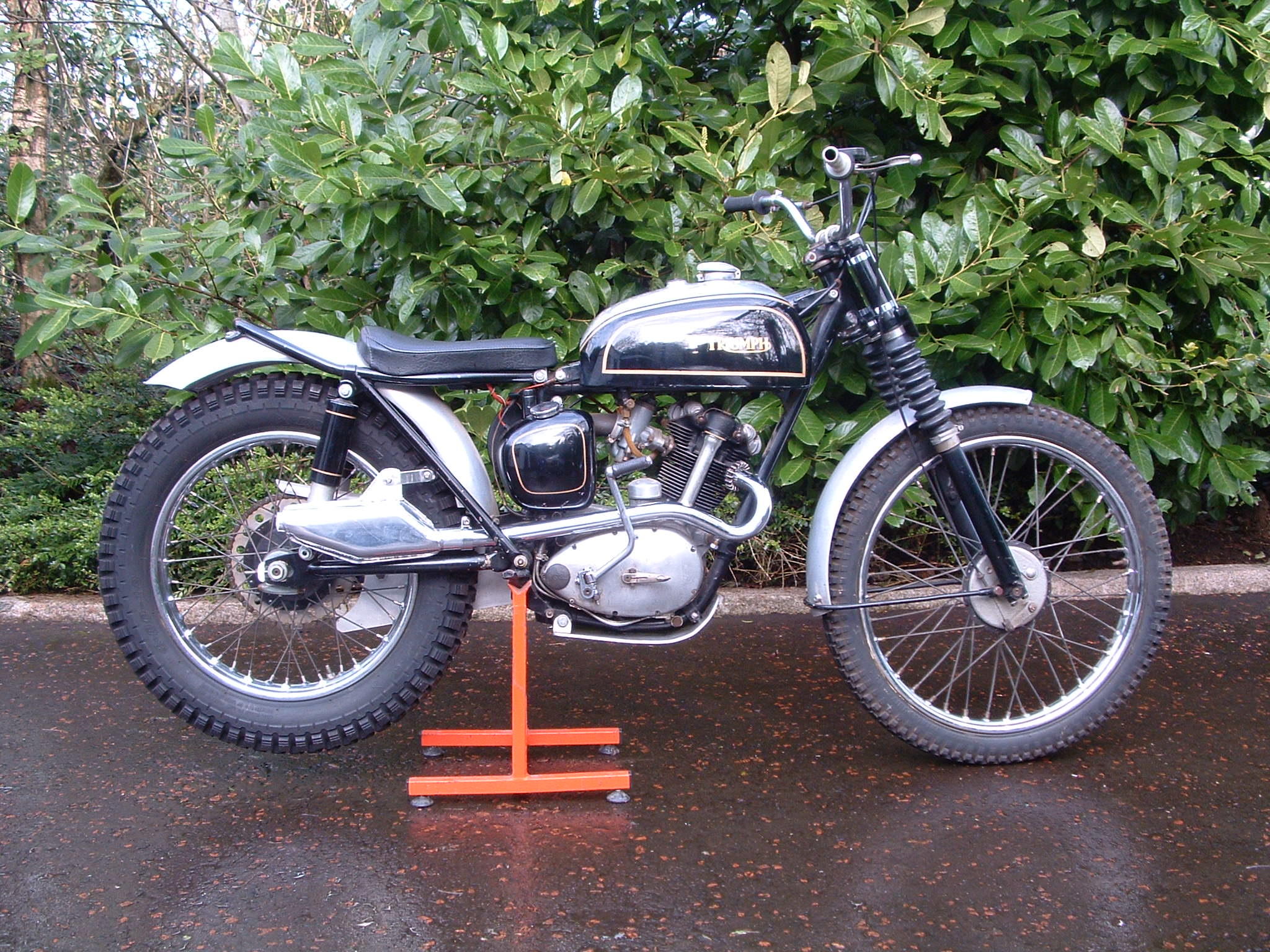 1959 Triumph Tiger Cub T20S 199cc Trials Motorcycle Registration no ...