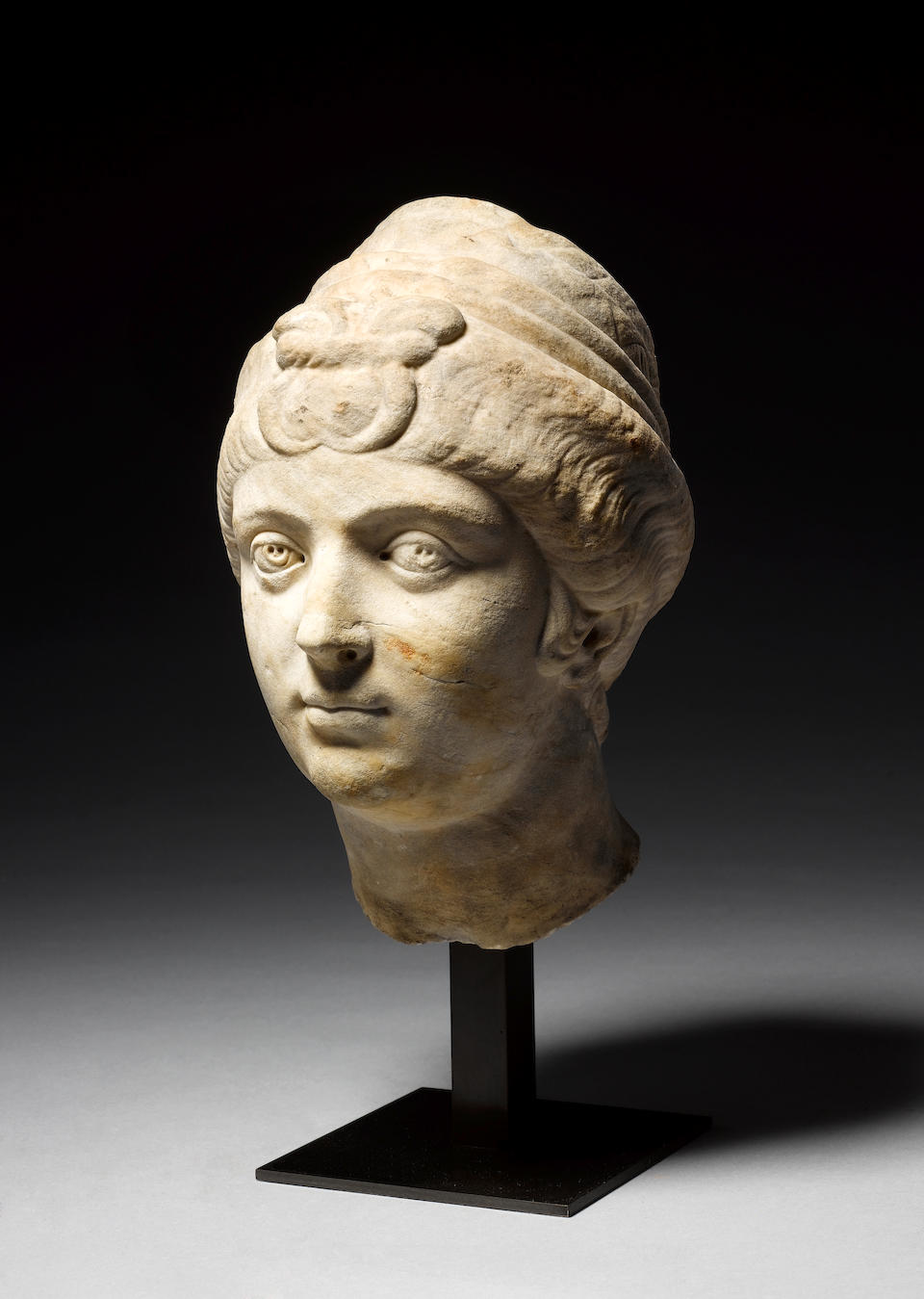 Bonhams : A Roman marble portrait head of the Empress Faustina the Elder