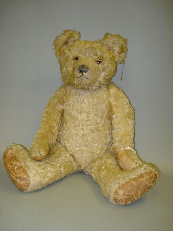 Ours Ancien Mohair Miel Doré - Années 1950 - 33 Cm - Old Teddy Bear