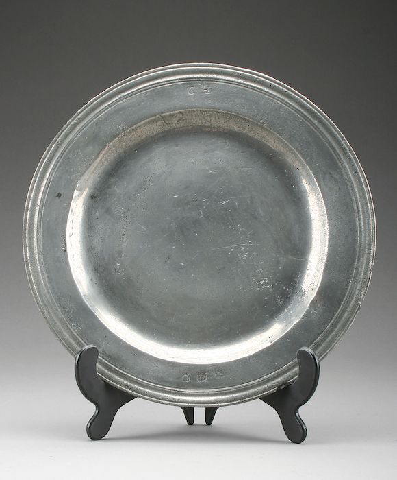 Bonhams : A 17th Century triple reed plate, circa 1680
