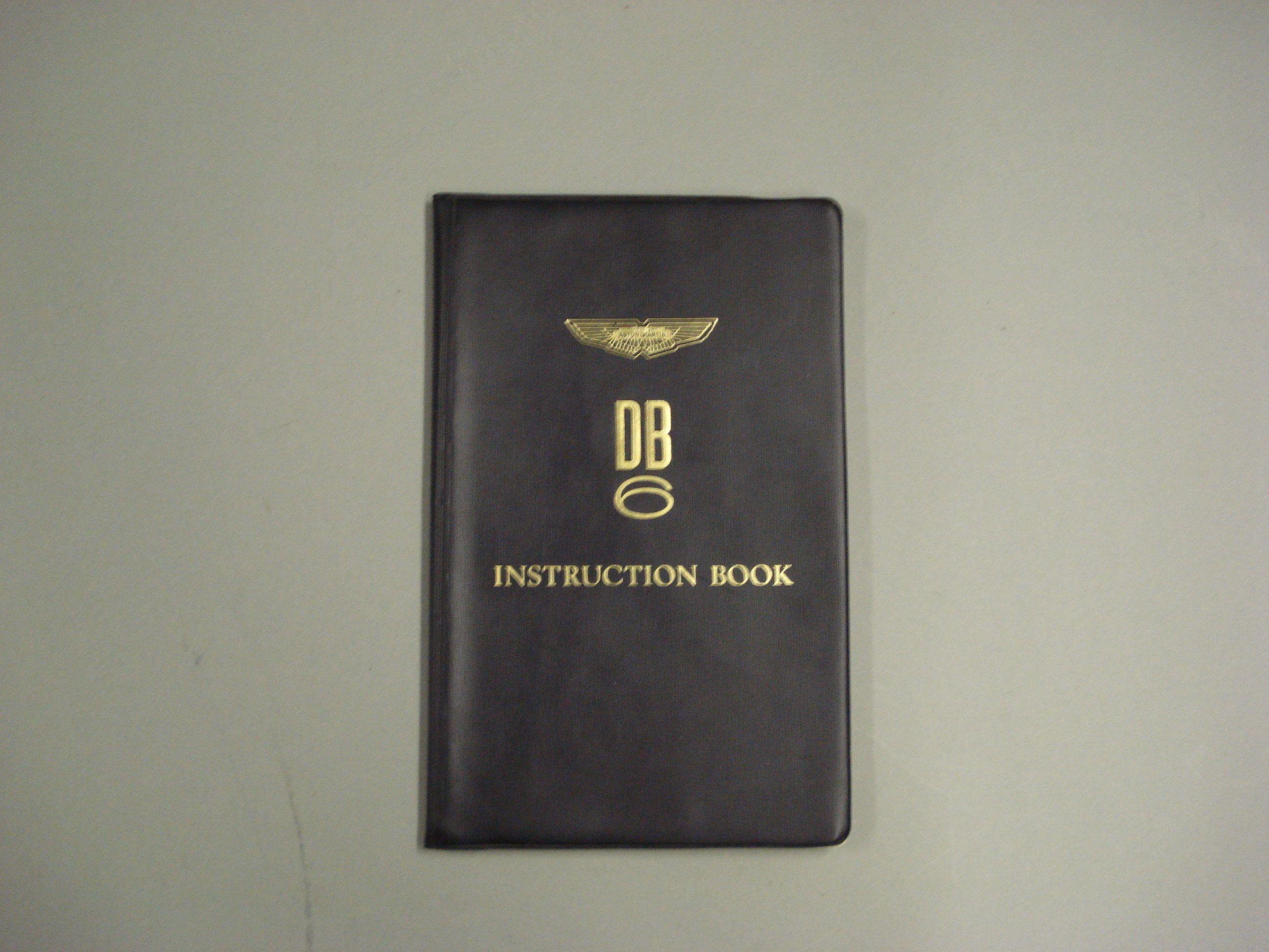 Bonhams Cars : An Aston Martin DB6 instruction book,