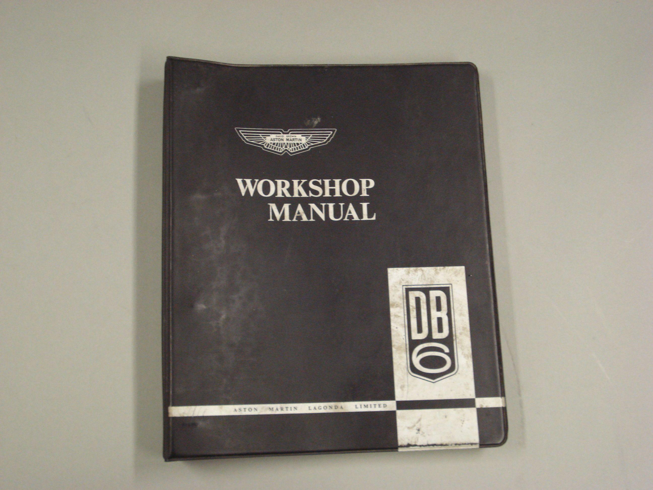 Bonhams Cars : An Aston Martin Db6 Workshop Manual,