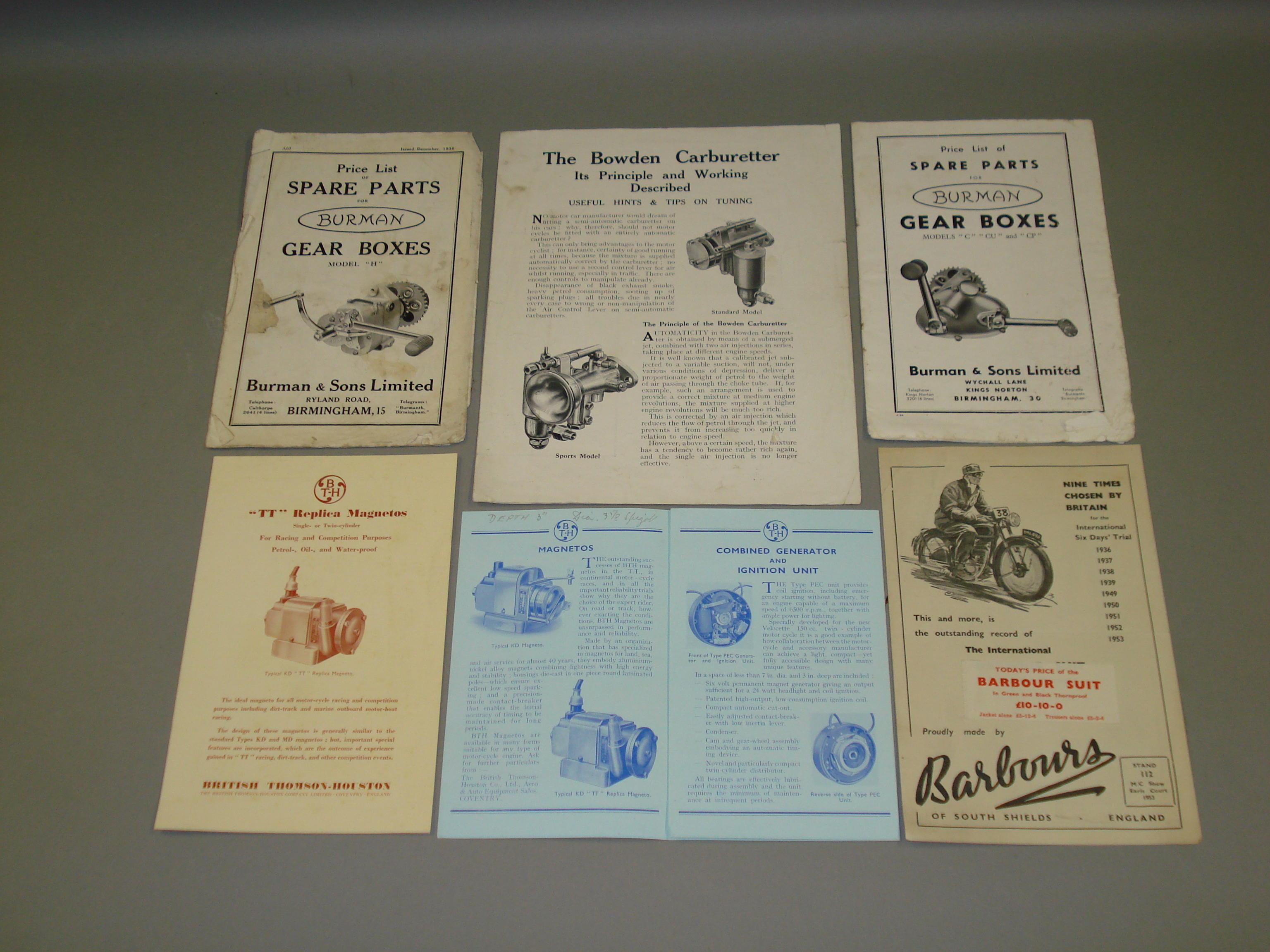 Bonhams Cars : Various sale brochures dating from the 1930s,