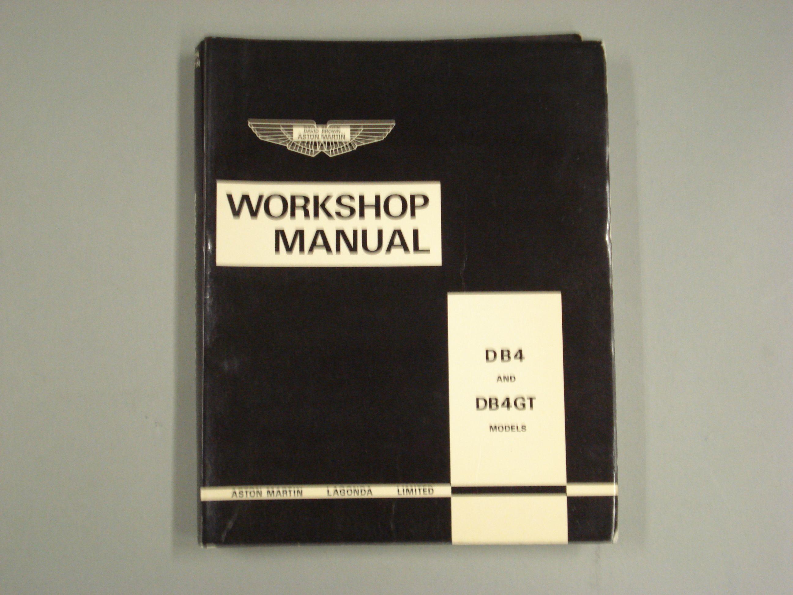 Bonhams Cars : An Aston Martin DB4 & DB4 GT workshop manual,