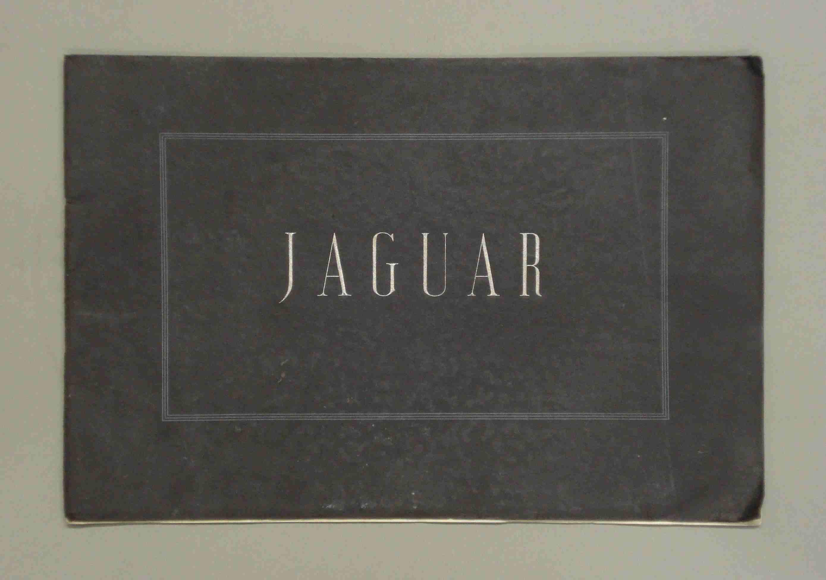 A Jaguar SS range brochure, 1939,