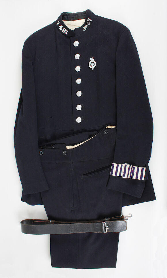 Bonhams : A Metropolitan Police uniform, dated 1953