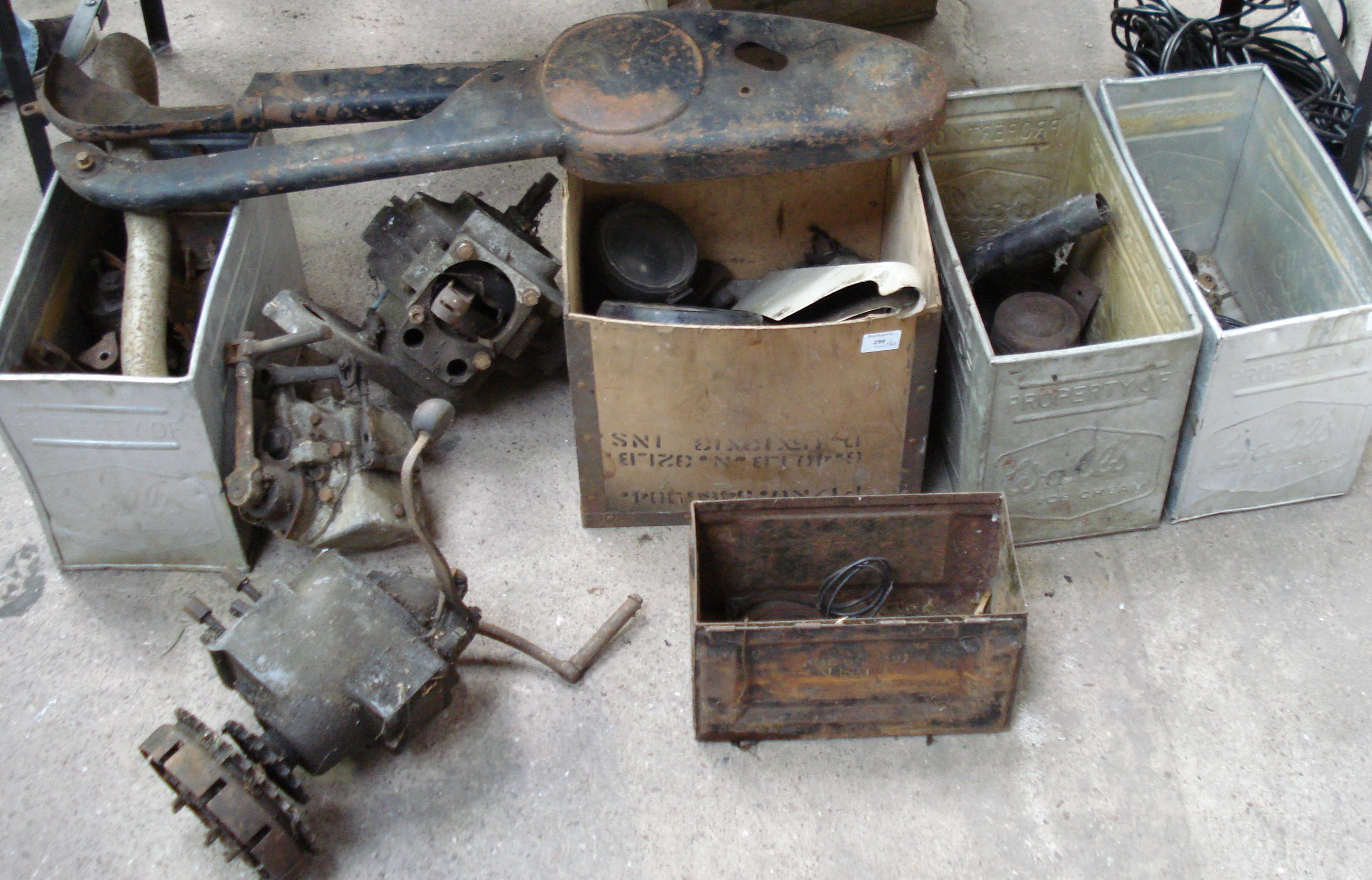 Bonhams Cars : Assorted sundry vintage spares,