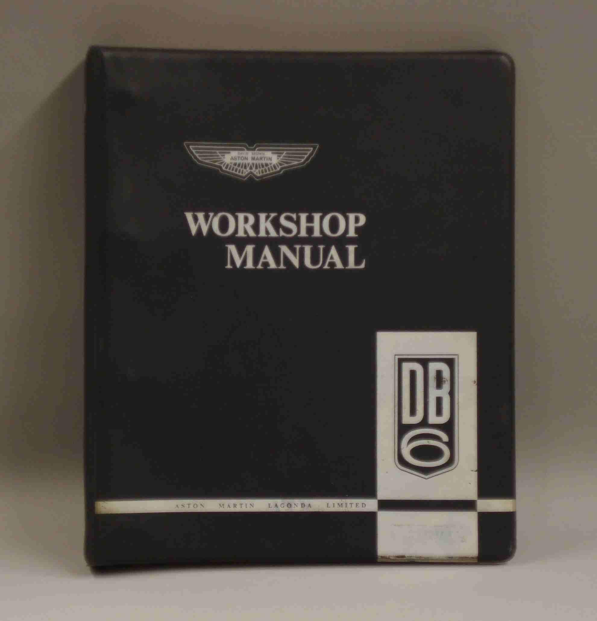 Bonhams Cars : An Aston Martin DB6 workshop manual,