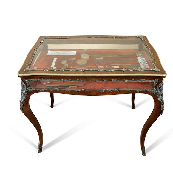 Bonhams : A late 19th century French rosewood and gilt metal mounted ...