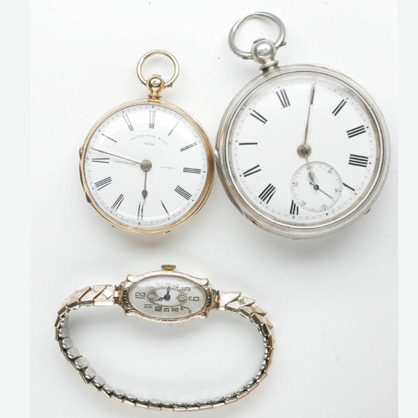 Thomas Russell: An 18ct gold open faced pocket watch