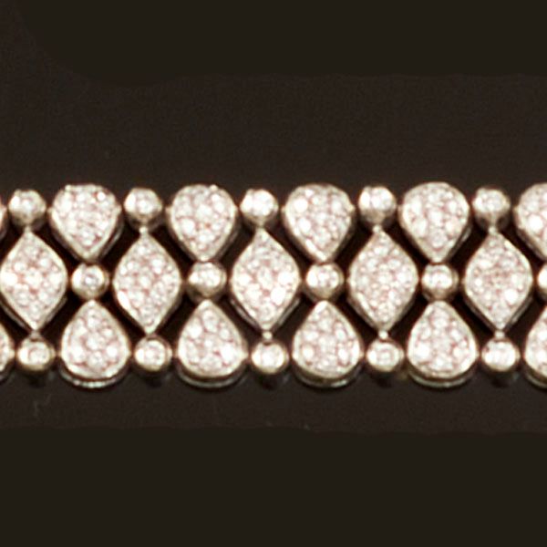 A diamond bracelet