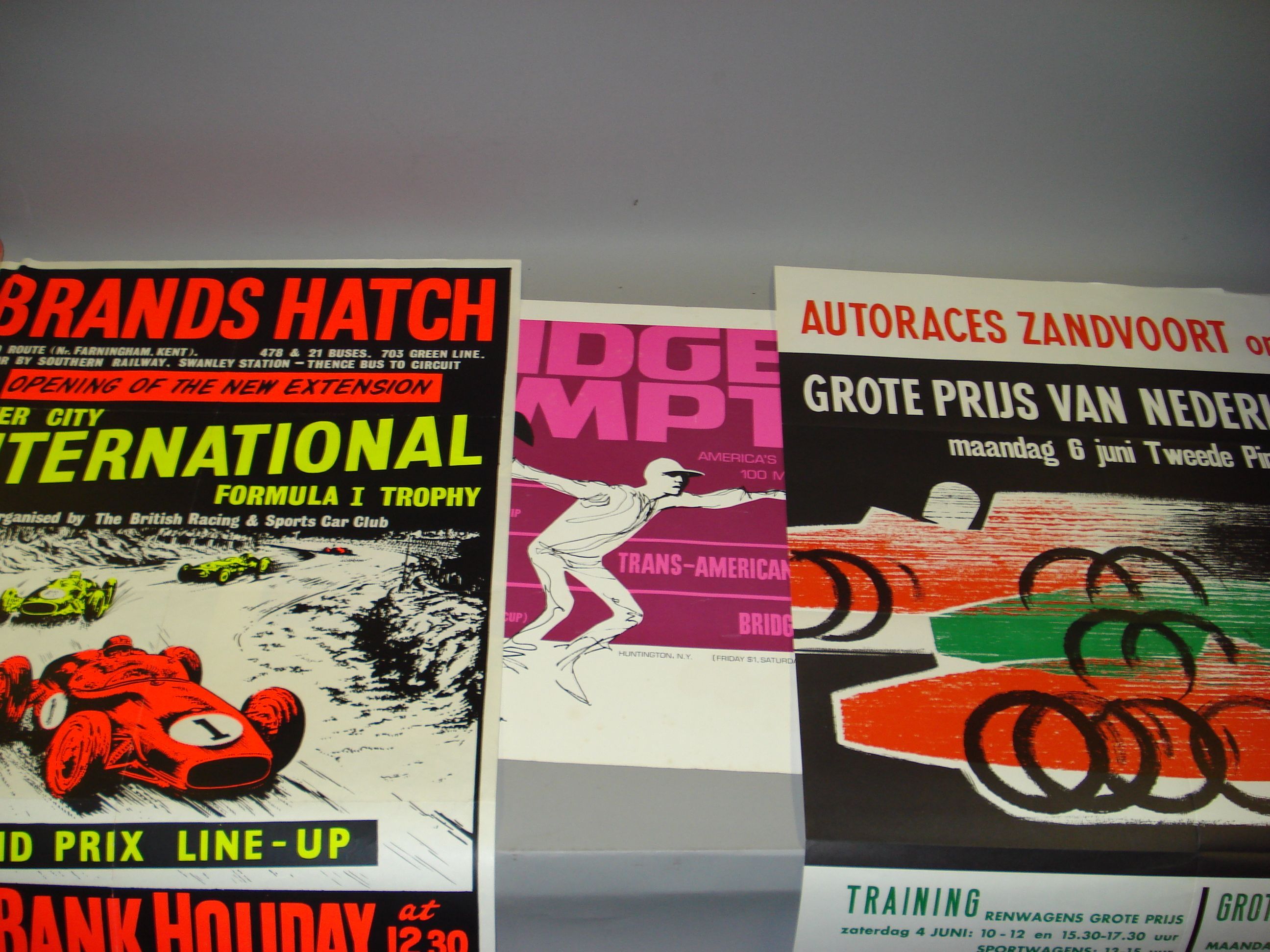 Bonhams Cars : Various 1960s motor racing posters,
