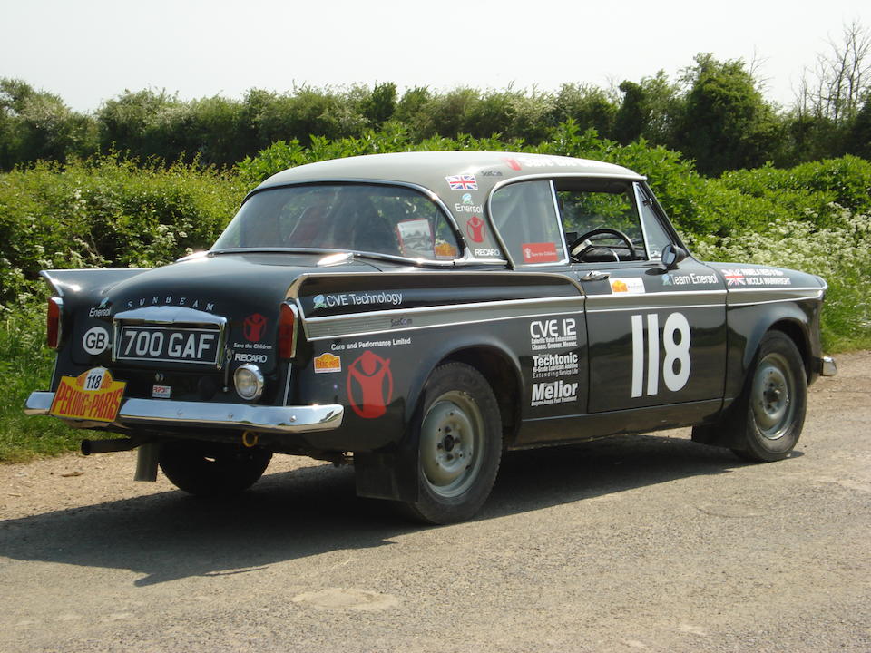 Bonhams : 1960 Sunbeam Rapier Series III Competition Saloon Chassis no ...