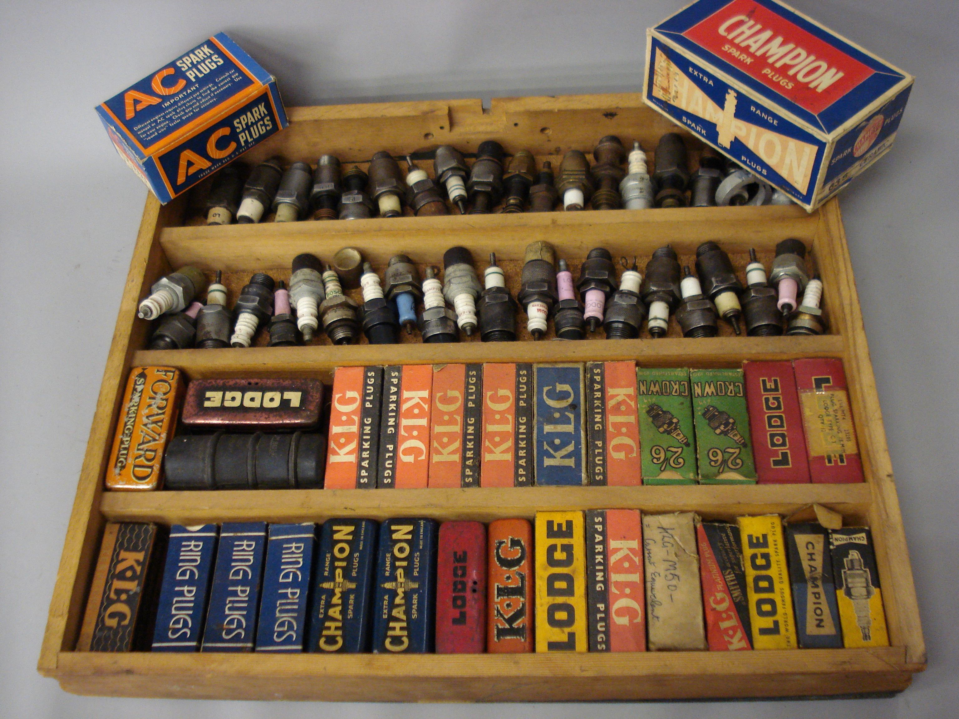 Bonhams Cars : A collection of assorted sparking plugs,