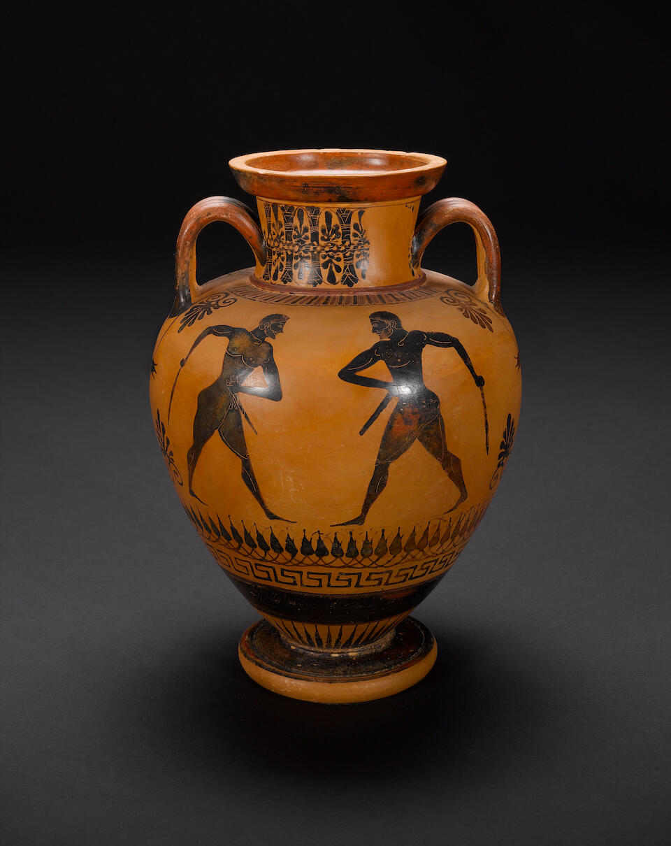 Bonhams An Attic blackfigure neck amphora