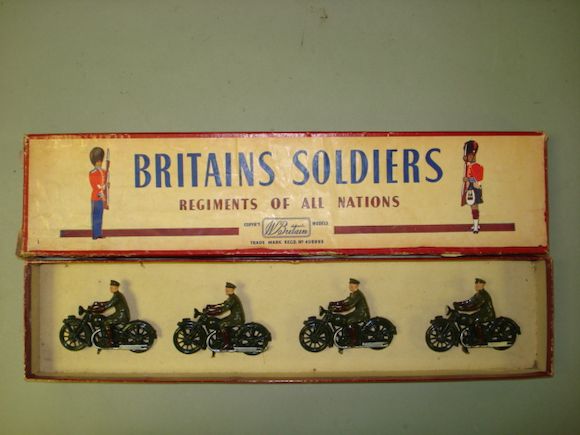 Bonhams : Britains set 1791, Royal Corps of Signals Dispatch Riders 4