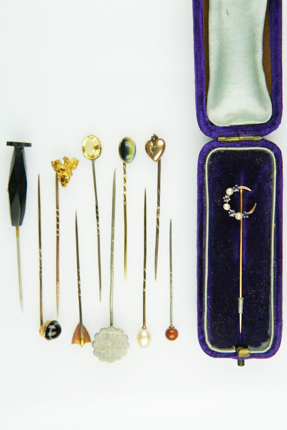 Bonhams : A collection of stick pins
