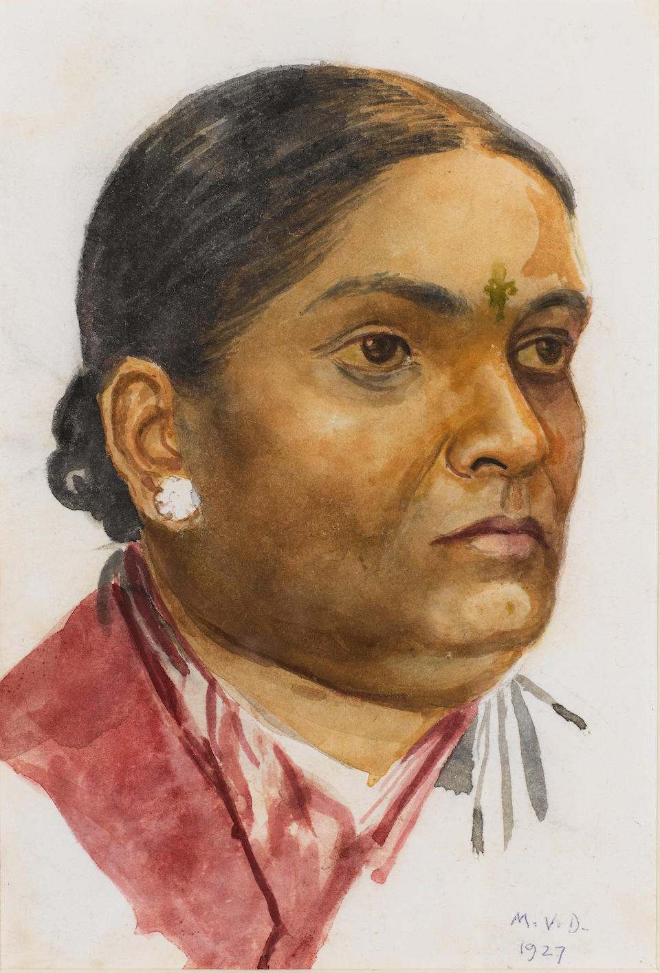 Bonhams : Mahadev Viswanath Dhurandhar (India, 1867-1944) The Artist's ...