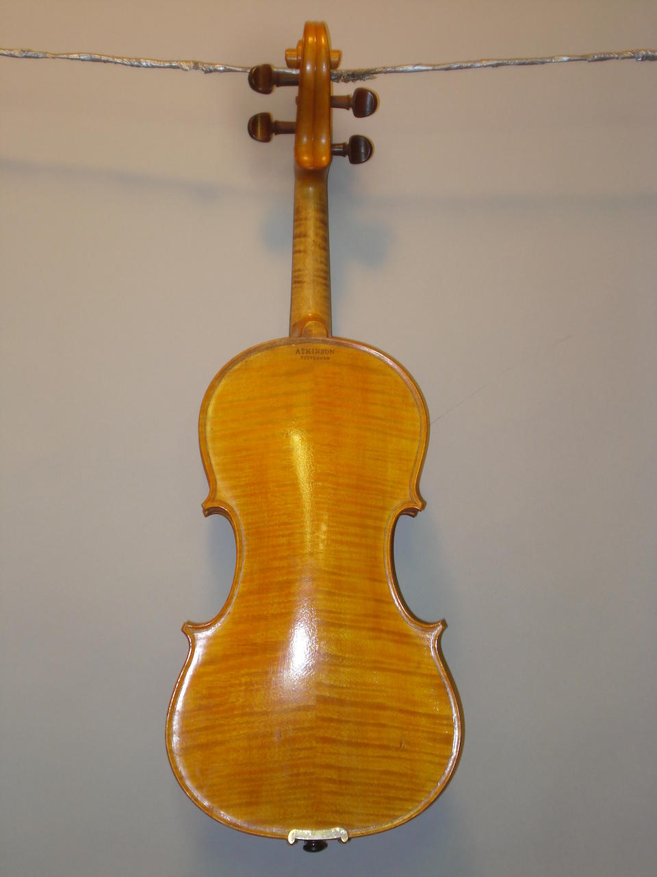 An English Violin by William Atkinson, 1887