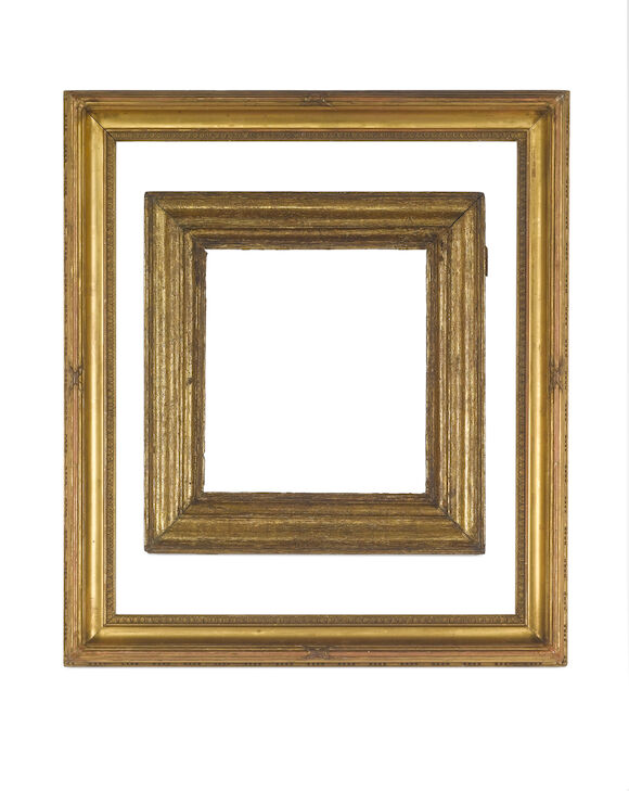 Bonhams : An English 19th Century gilded composition Morland frame