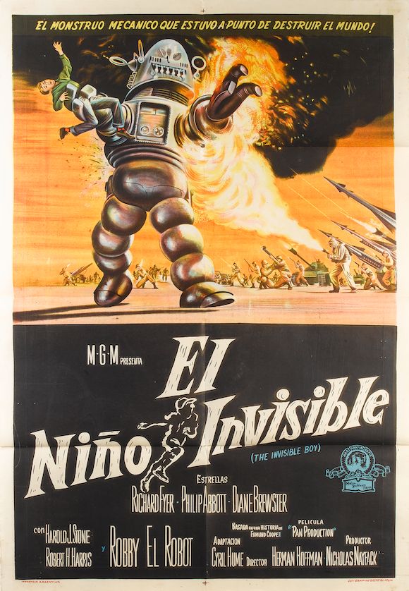 Bonhams : The Invisible Boy, Metro-Goldwyn-Mayer, 1957,