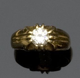 A single stone diamond ring