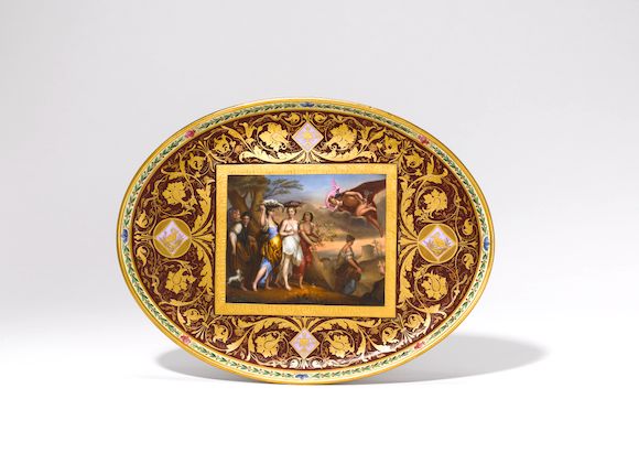 Vienna Vida Oval Tray with Handles main image 1