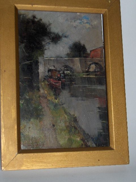 Bonhams : John Henry Inskip (British) 'The Bridge at Bram... Suffolk'