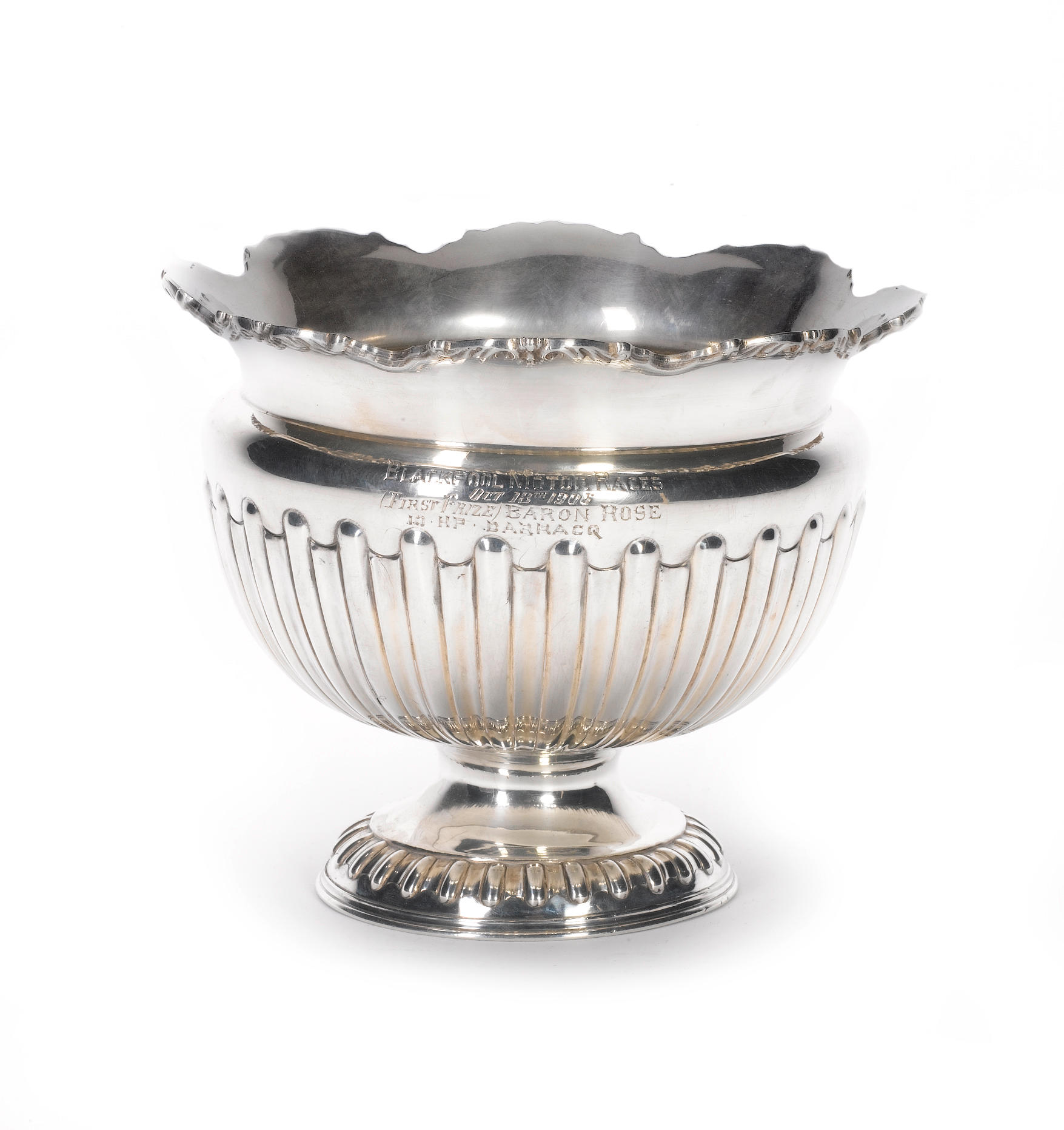 Bonhams Cars : A Silver Rose Bowl won by Baron Rose in a 10hp Darracq ...