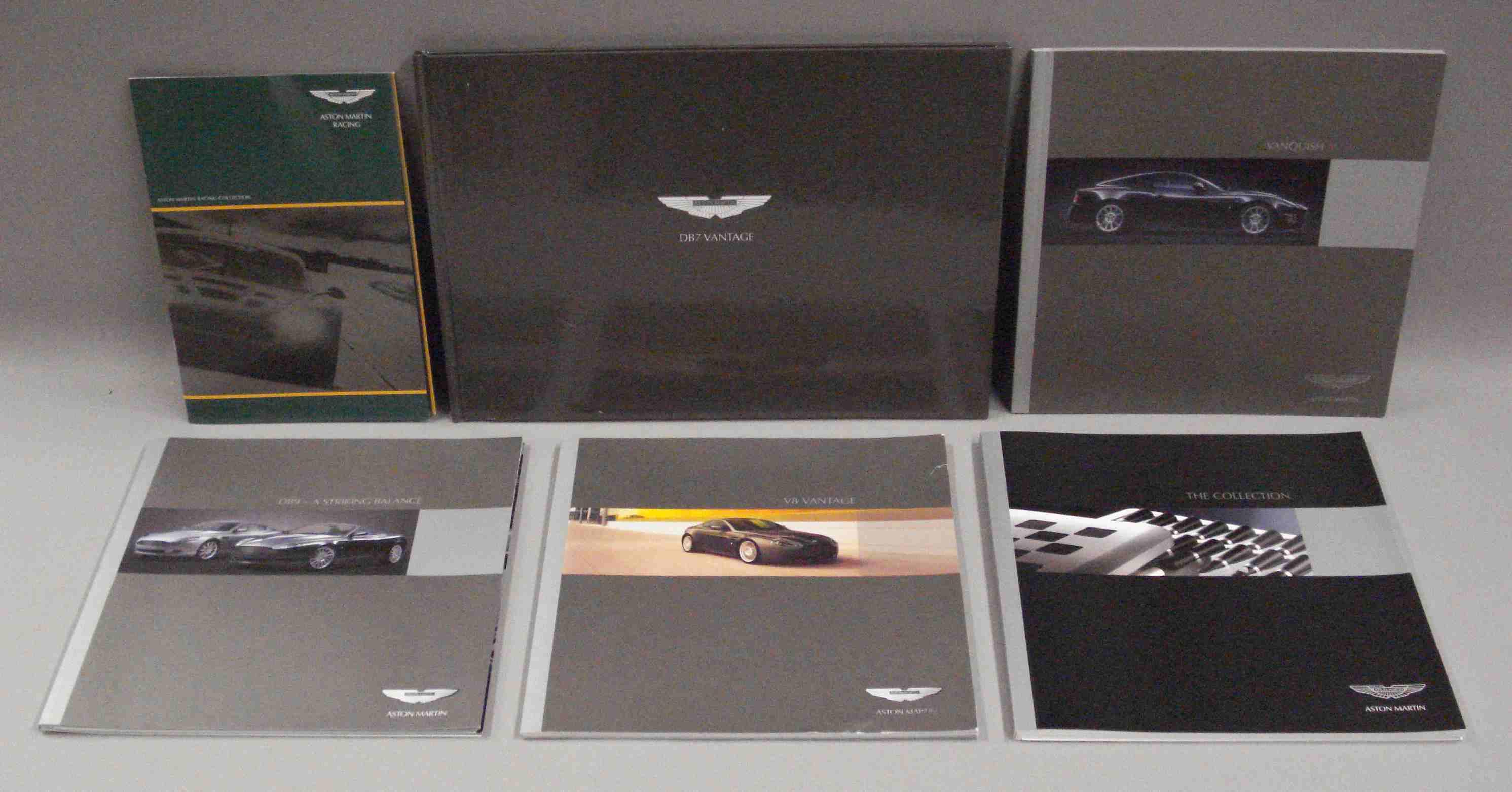 Bonhams Cars : A lot of modern Aston Martin sales brochures,