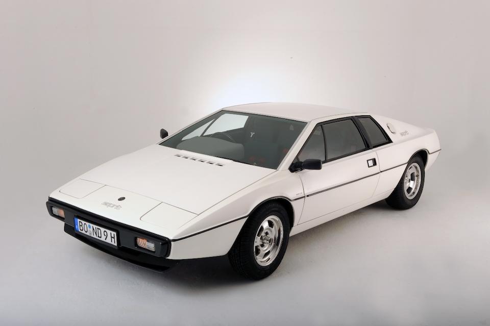 The ex-James Bond, &#8216;The Spy Who Loved Me&#8217;,1976 Lotus Esprit Coup&#233;  Chassis no. 76090187G Engine no. 760913101