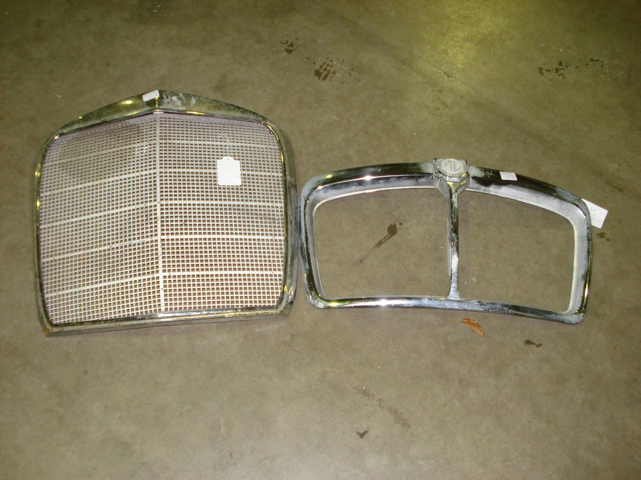 Bonhams Cars : A pair of radiator surrounds,